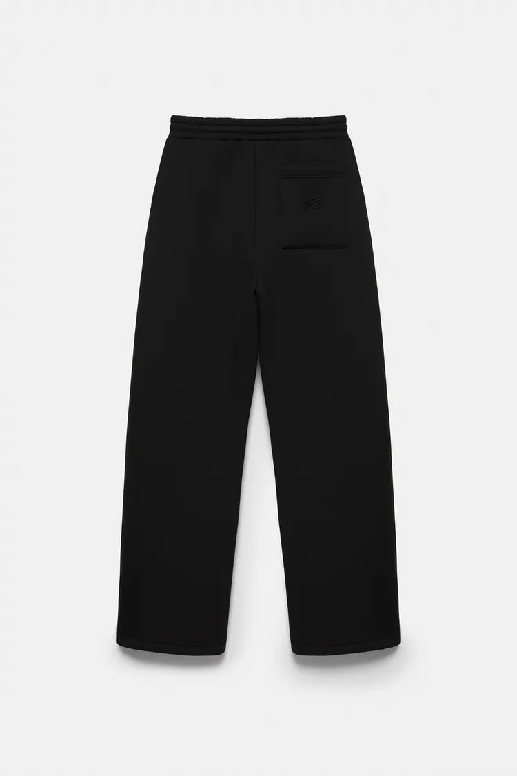 Pantalon baggy soft-touch noir